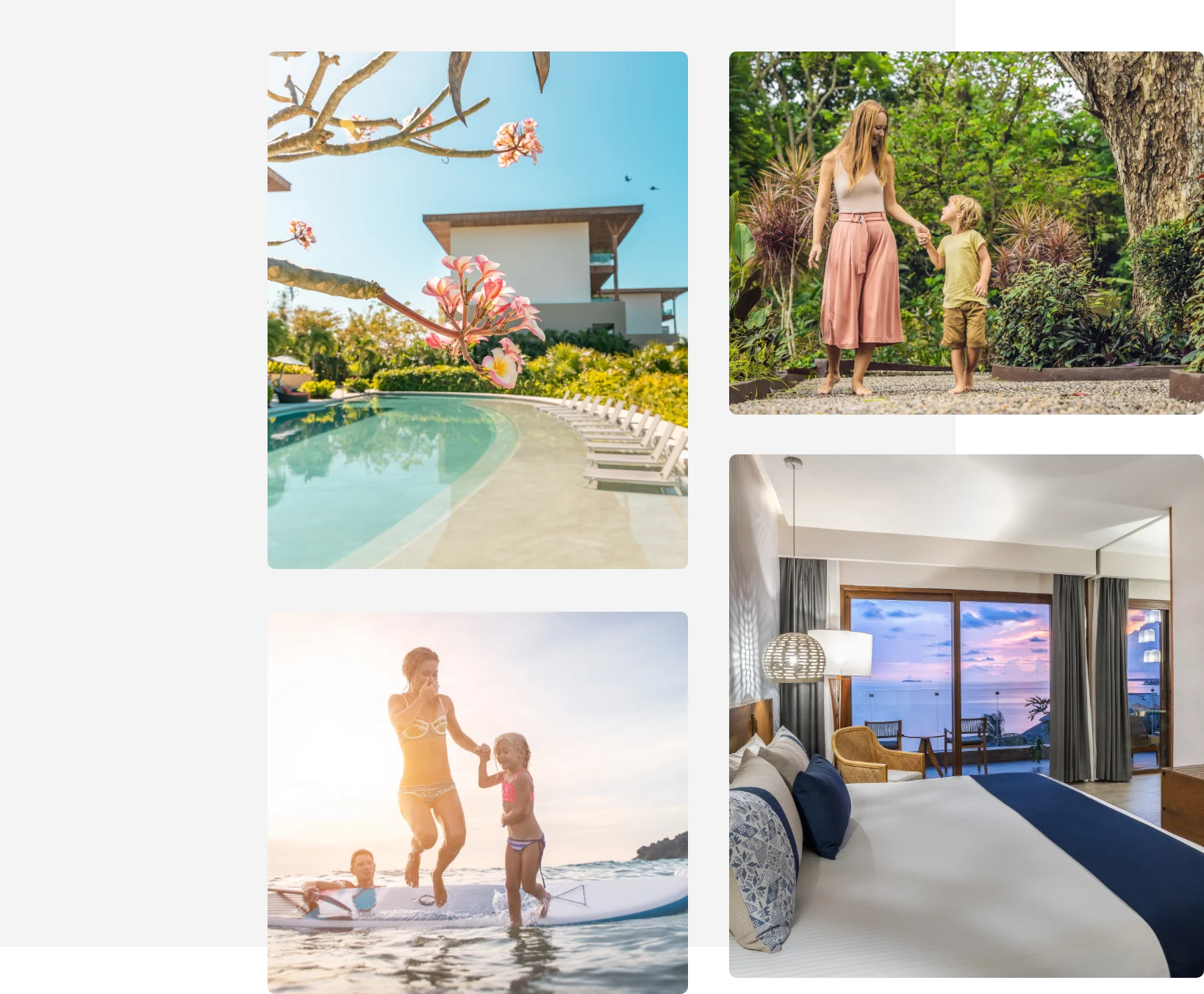 Summer sale vacations oceanfront in mexico